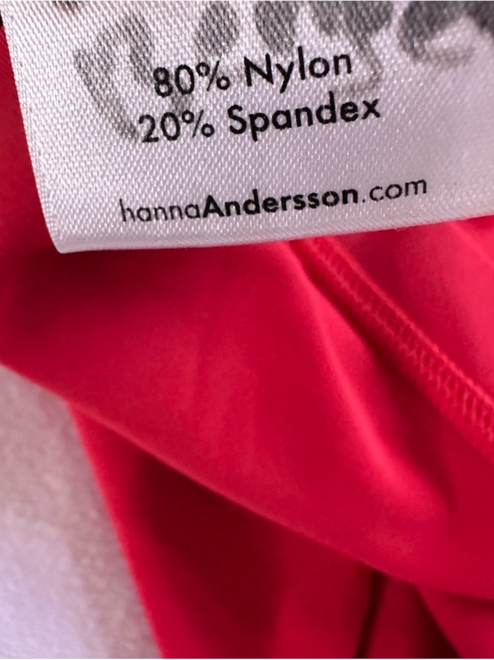 Hanna Andersson Kids Rash Guard Swim Top Red Sun Print Size 100 (3T 4T) - Picture 5 of 6